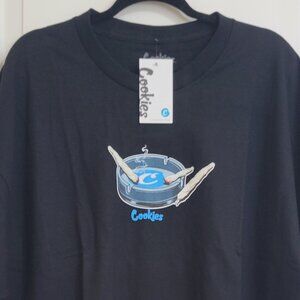 NWT Cookies Legacy Ashtray Short Sleeves Graphic Tee Black 3X